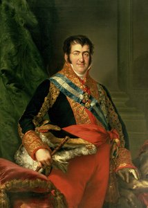Ferdinand VII (1784-1833) 1808-11 by Luis Lopez Piquer